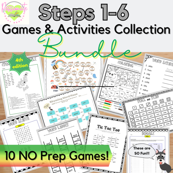 60 No Prep Games & Activities Bundle for Wilson Reading System Aligned ...