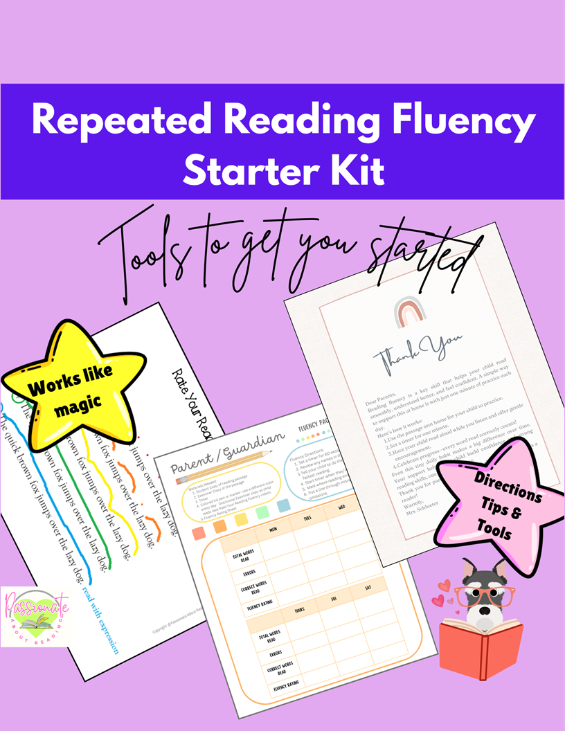 Repeated Reading Fluency Starter Kit