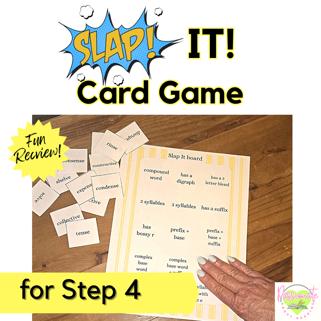 SLAP It! Step 4 (VCe syllable words, plus -ive exception) Phonics Review Game