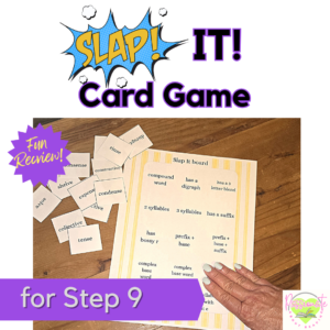 Reading System Step 9 SLAP It! (vowel digraph syllable) Fun Phonics Reveiw Game