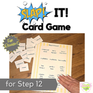 Reading System Step 12 SLAP It! Fun Advanced Phonics Review Game